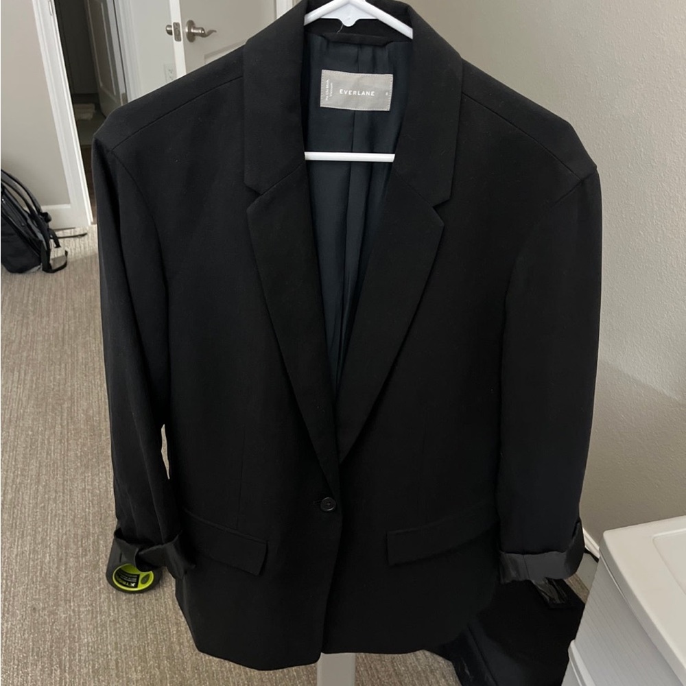 Everlane Easy Blazer Black Size 8